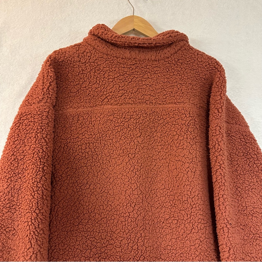 32 Heat Rust Sherpa Jacket size XL / XXL Women - Picture 11 of 13